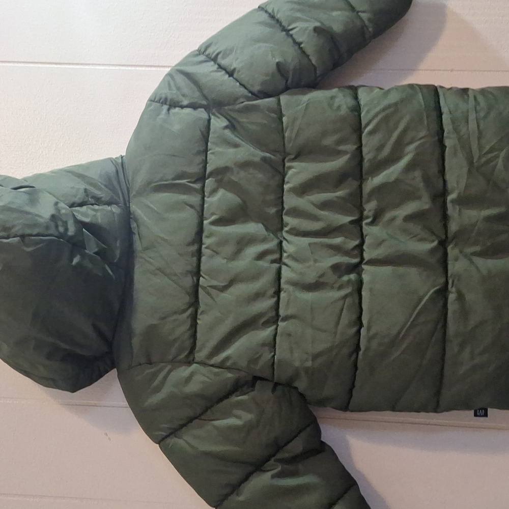 GAP Olive Puffer Jacket - Picture 7 of 8